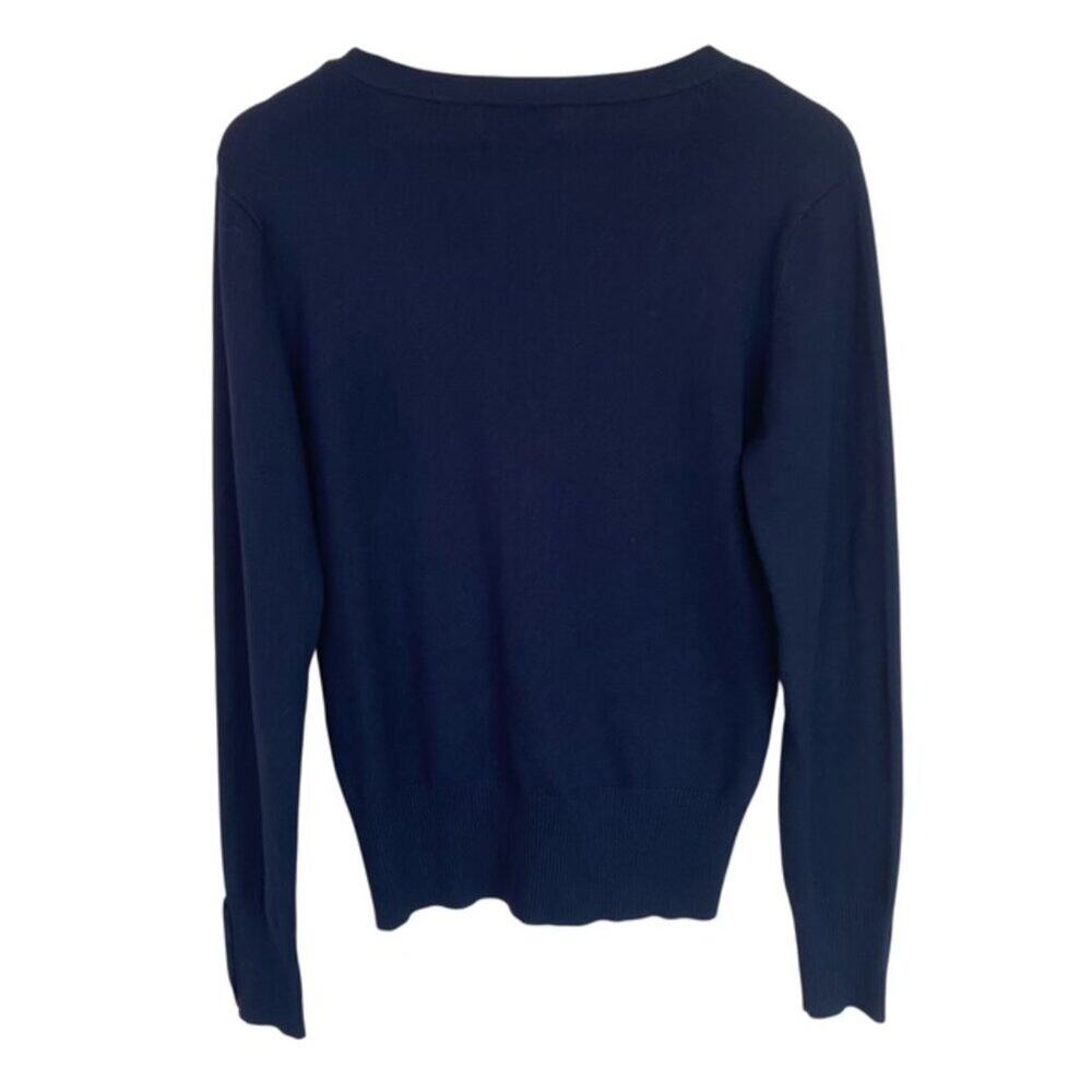 Fenn Wright Manson Navy Button Front Cardigan - Xl - image 3